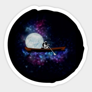 To the Moon and Back Sticker